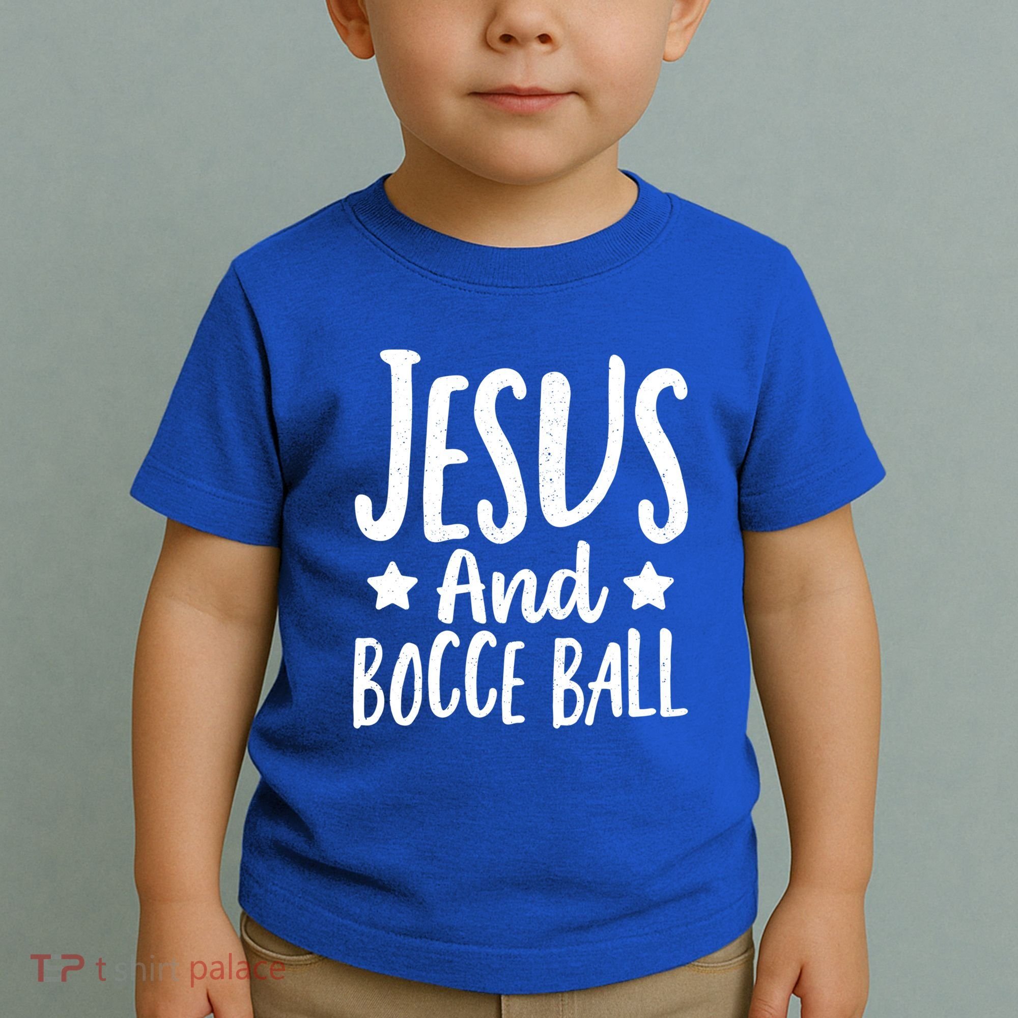 Jesus And Bocce Ball Gift Toddler T-Shirt
