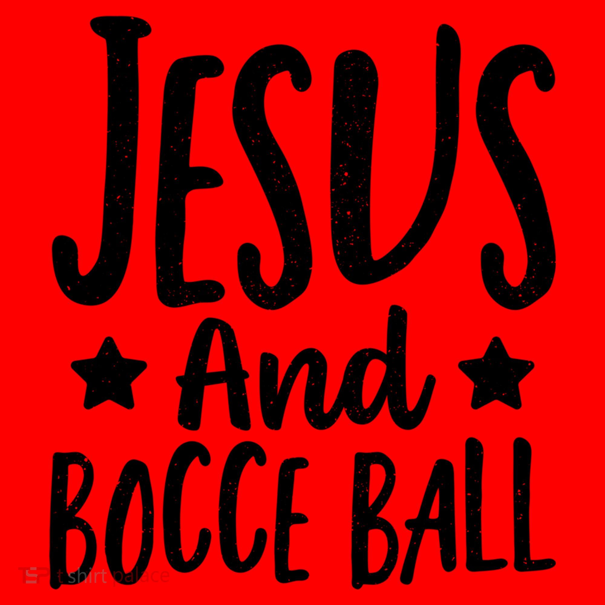 Jesus And Bocce Ball Gift Santa Hat