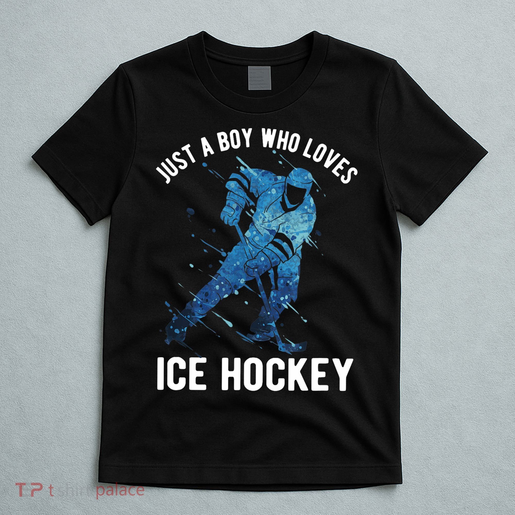 Just A Boy Who Loves Ice Hockey T-Shirt