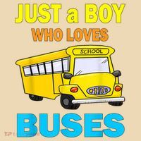 Just A Boy Who Loves School Buses & Cute Bus Lovers Tote Bag thumb 4