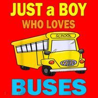 Just A Boy Who Loves School Buses & Cute Bus Lovers Santa Hat thumb 1