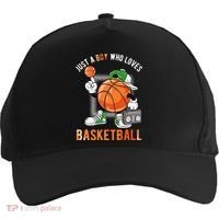 Just A Boy Who Loves Basketball Five-Panel Snapback Cap thumb 0