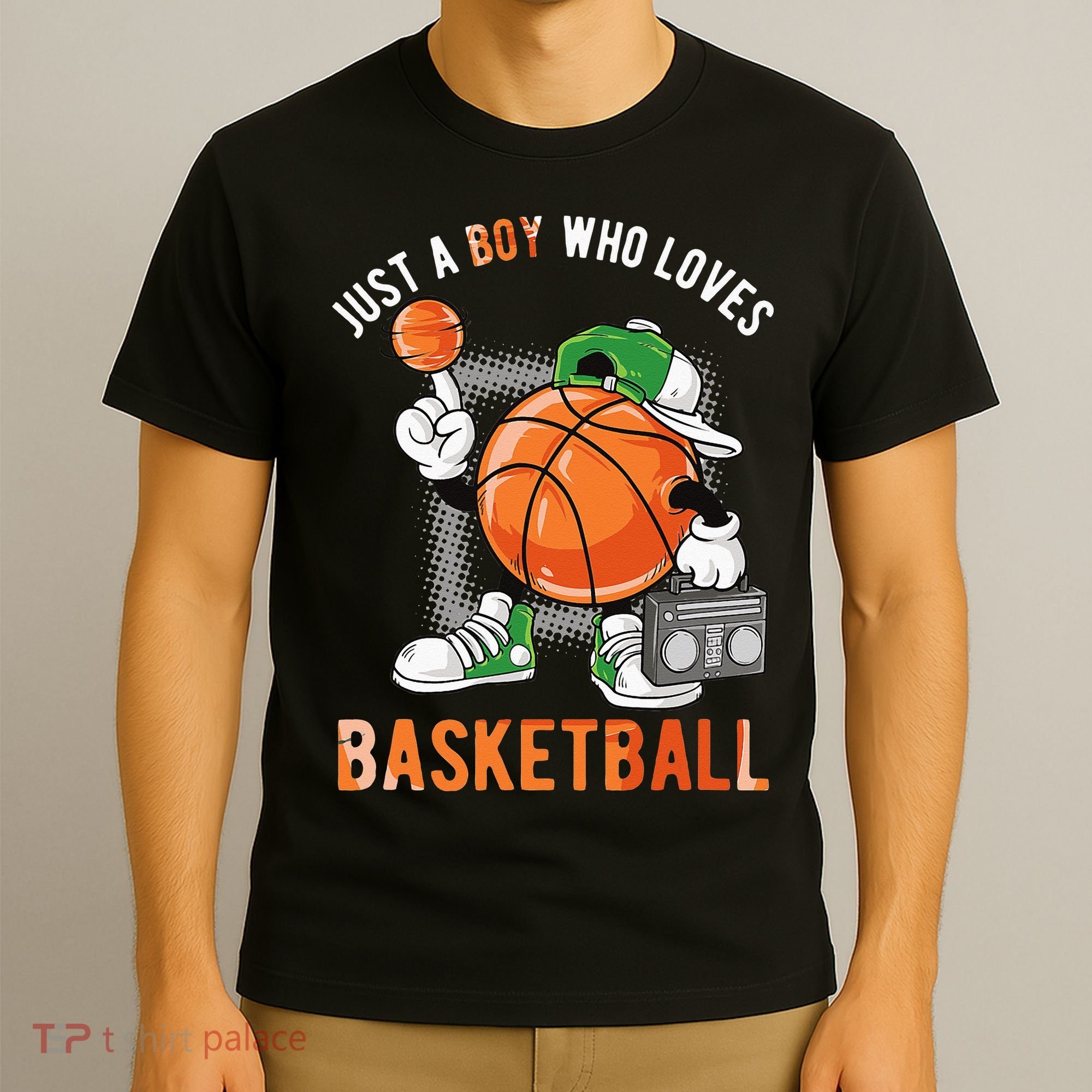 Just A Boy Who Loves Basketball T-Shirt
