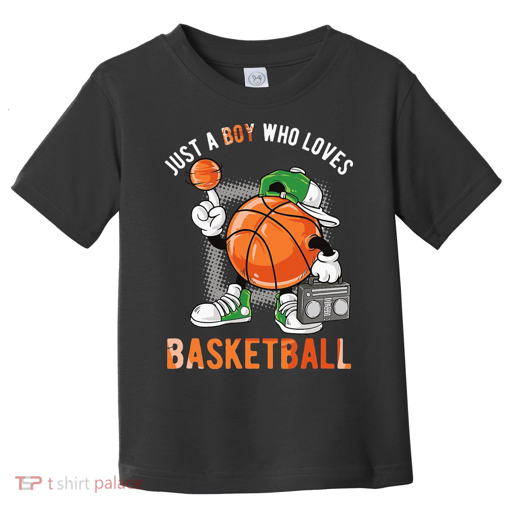Just A Boy Who Loves Basketball Toddler T-Shirt