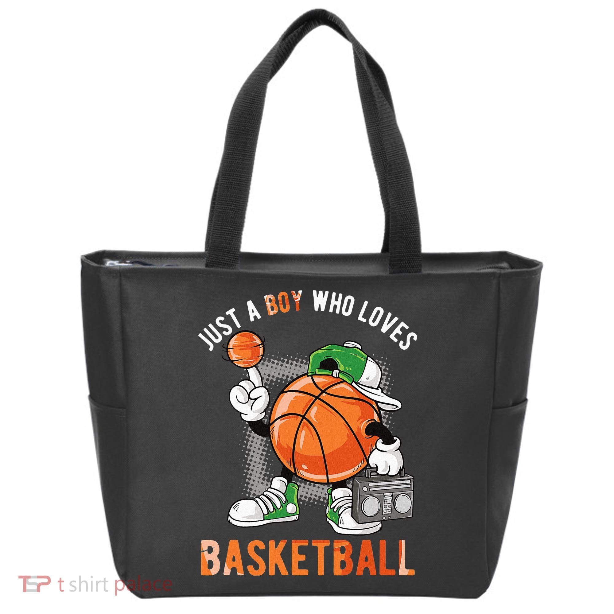 Just A Boy Who Loves Basketball Tote Bag