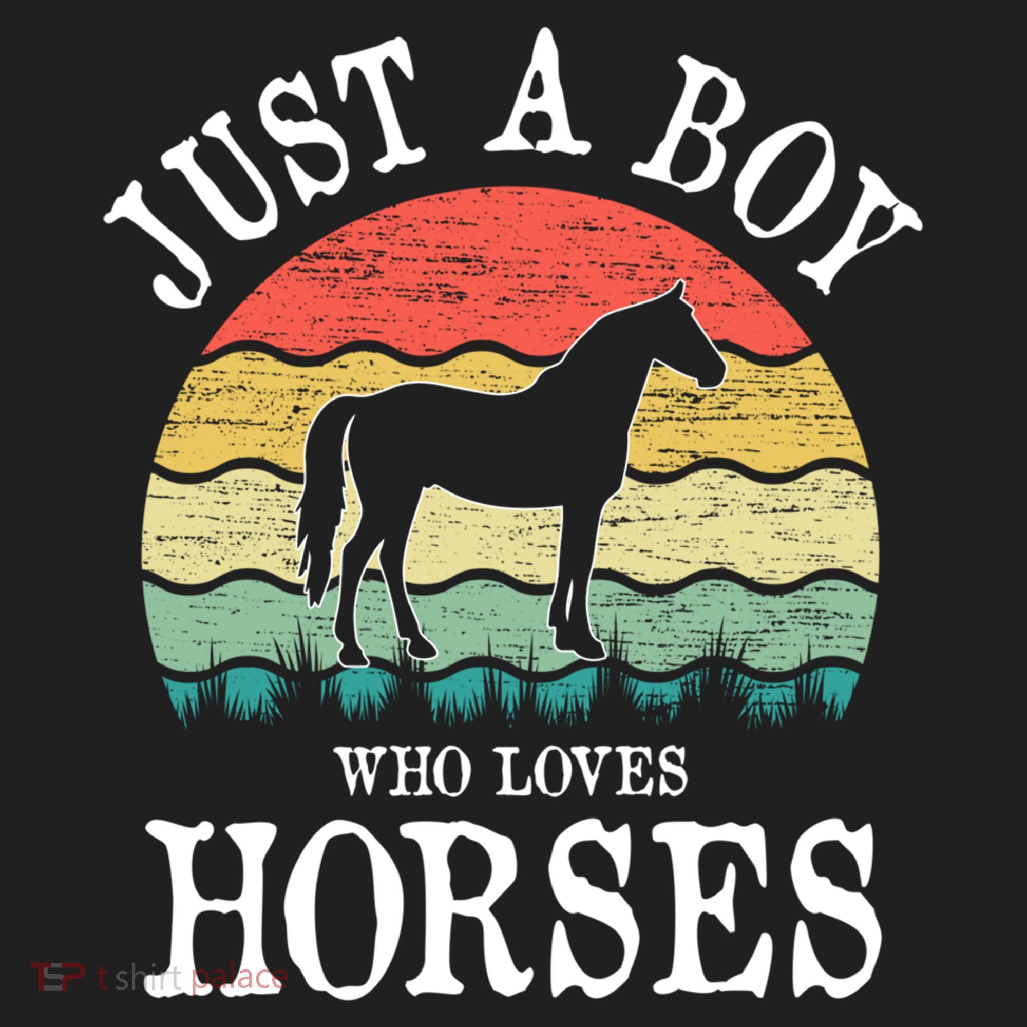 Just A Boy Who Loves Horses Gift Beanie