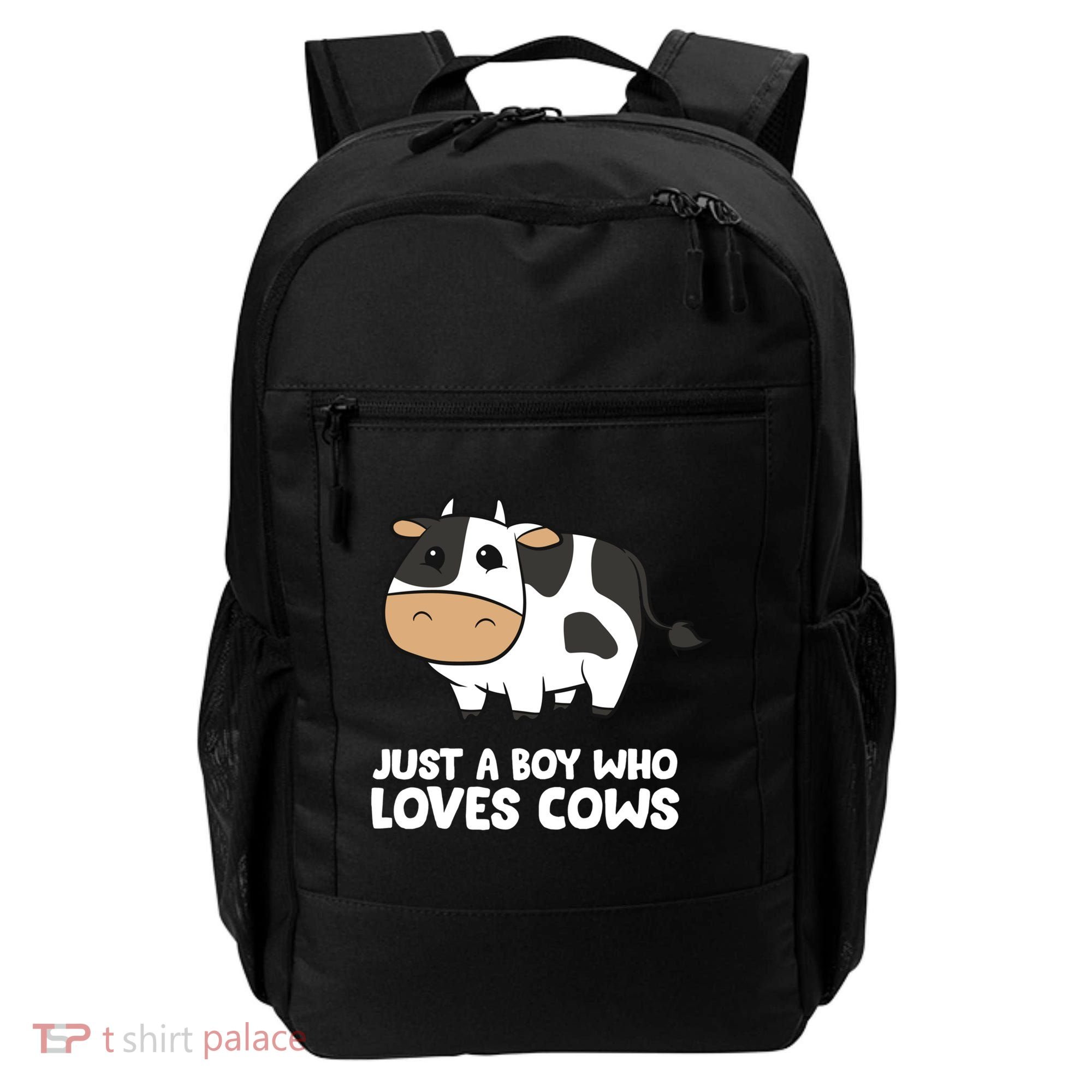 Just A Boy Who Loves Cows Gift Backpack