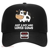 Just A Boy Who Loves Cows Gift Hat thumb 0