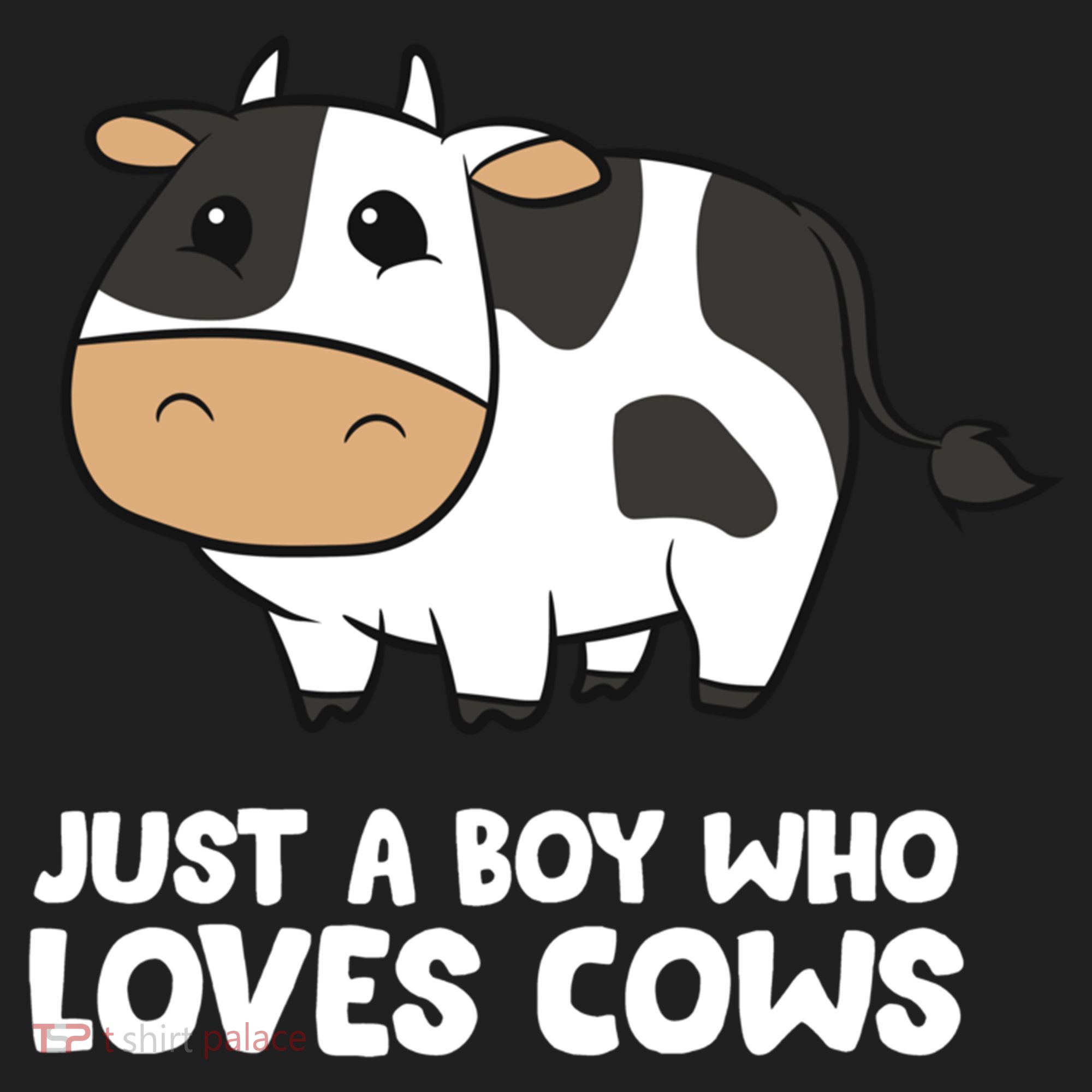 Just A Boy Who Loves Cows Gift Hat
