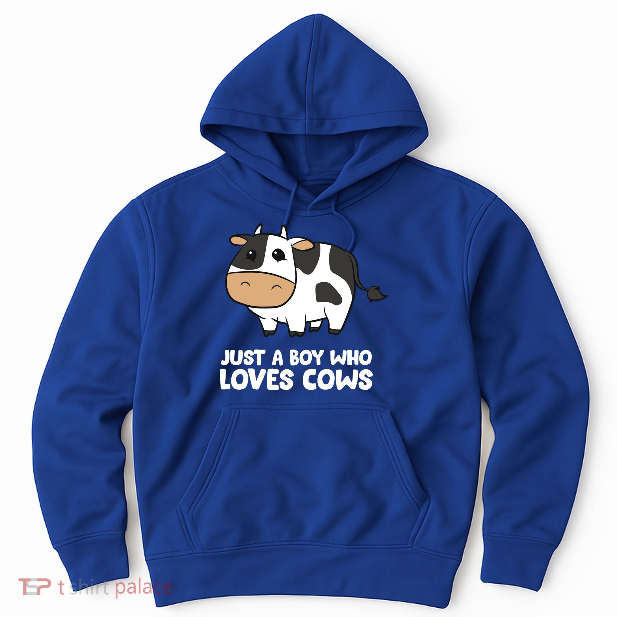 Just A Boy Who Loves Cows Gift Hoodie