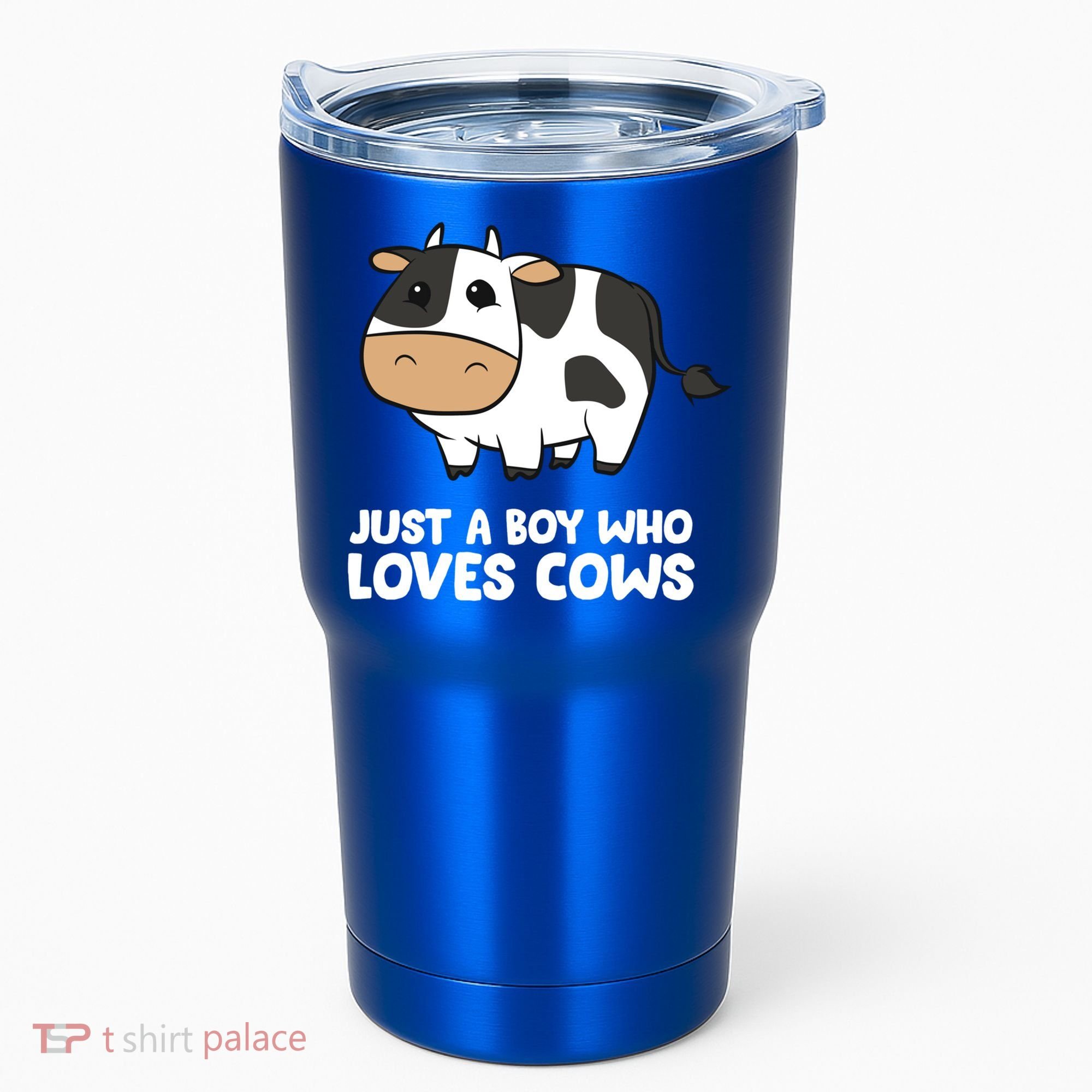 Just A Boy Who Loves Cows Gift Tumbler