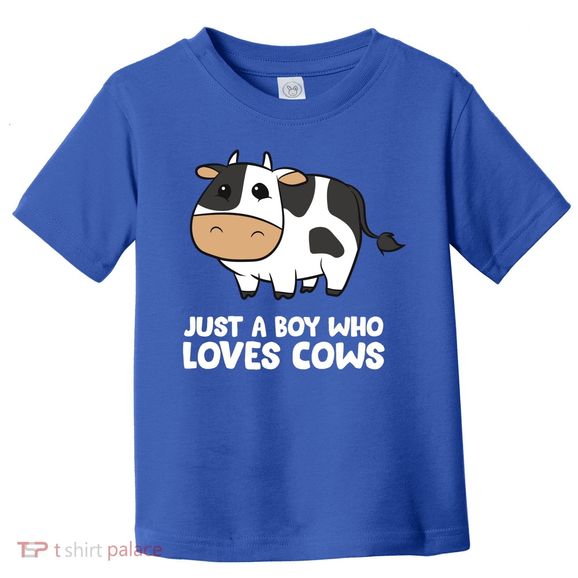 Just A Boy Who Loves Cows Gift Toddler T-Shirt