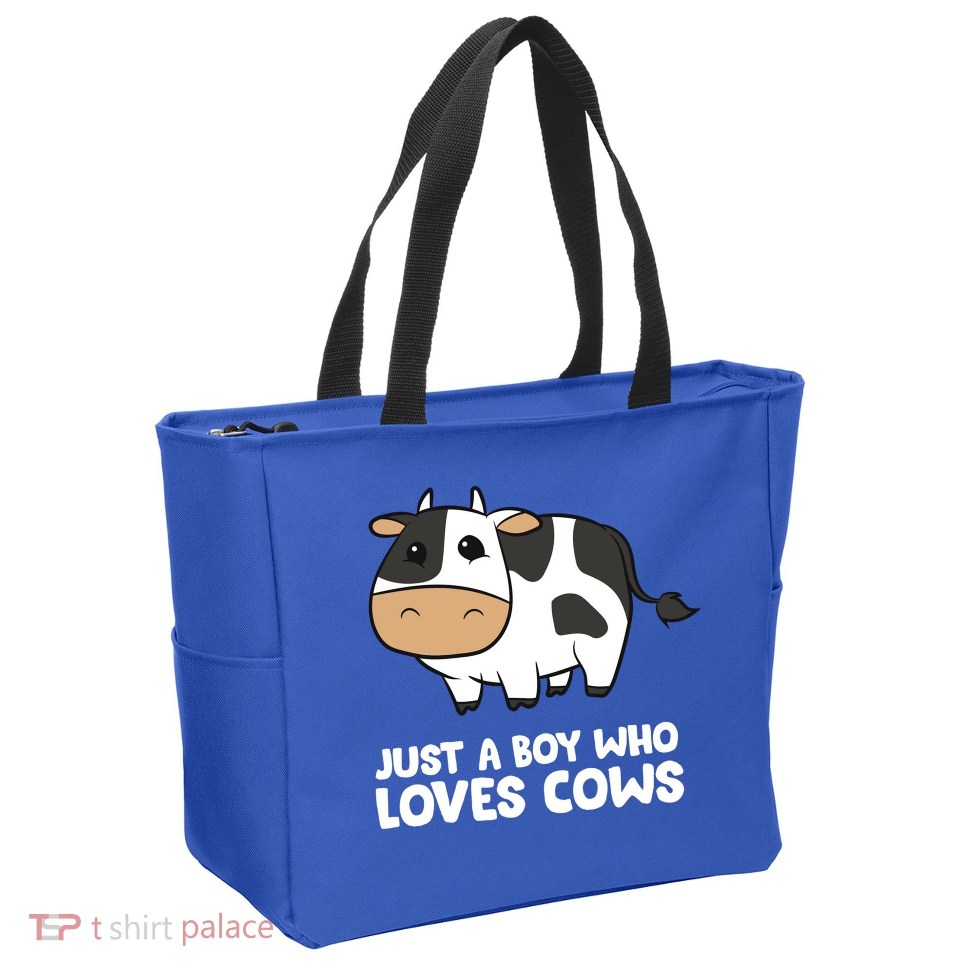 Just A Boy Who Loves Cows Gift Tote Bag
