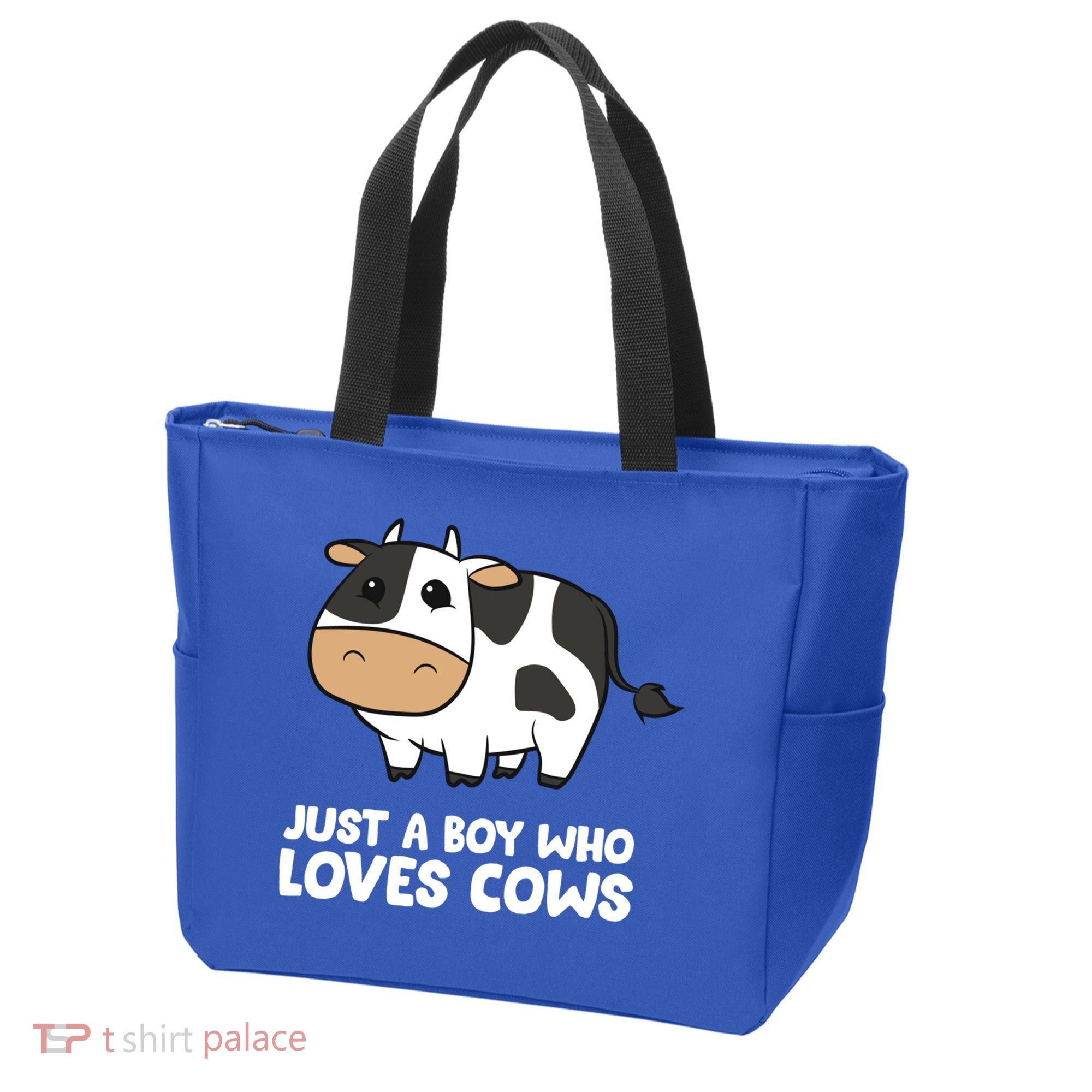 Just A Boy Who Loves Cows Gift Tote Bag