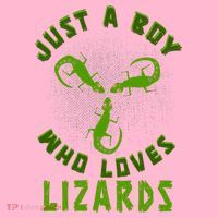 Just A Boy Who Loves Lizards Reptile Lizard Lovers Gift Coaster thumb 2