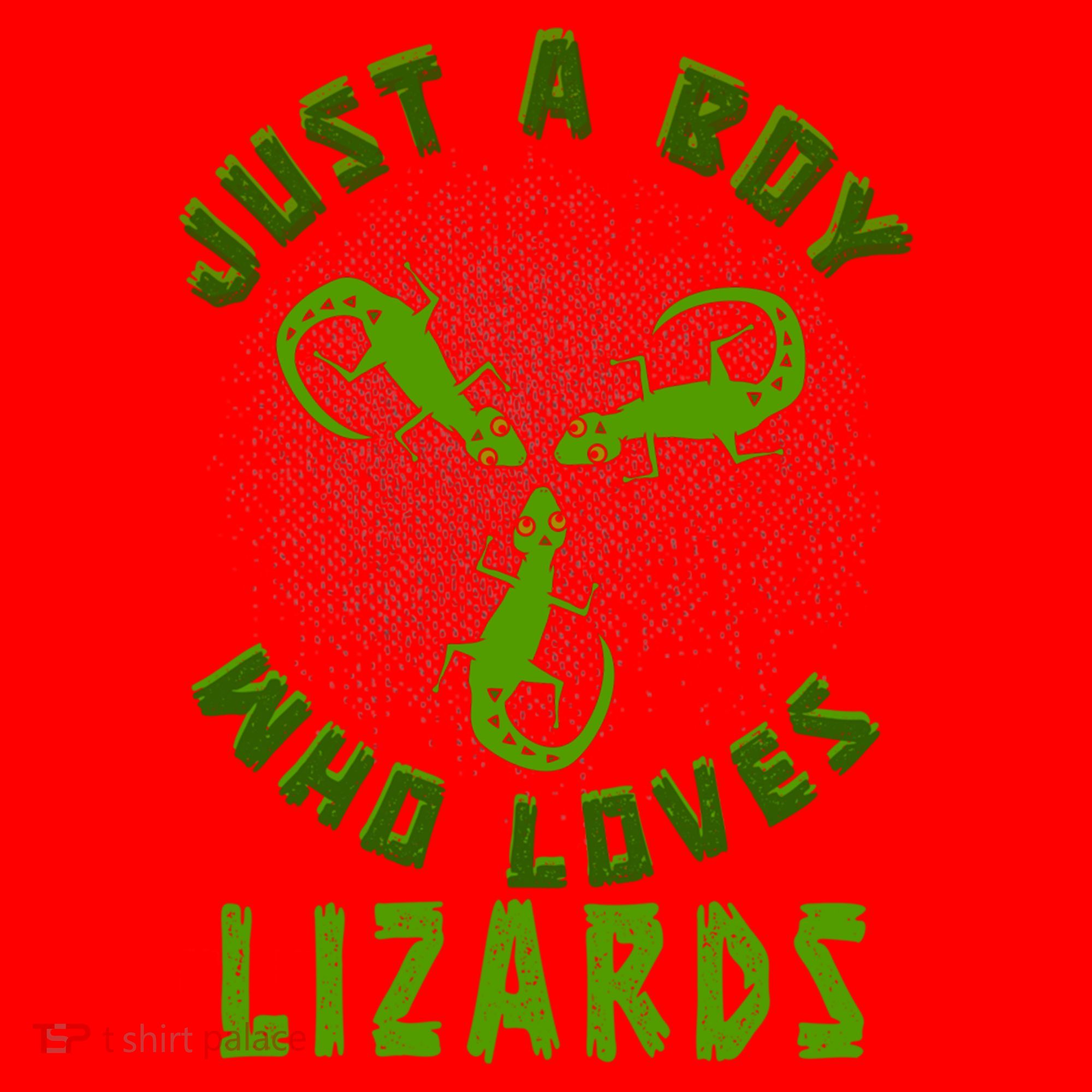 Just A Boy Who Loves Lizards Reptile Lizard Lovers Gift Santa Hat