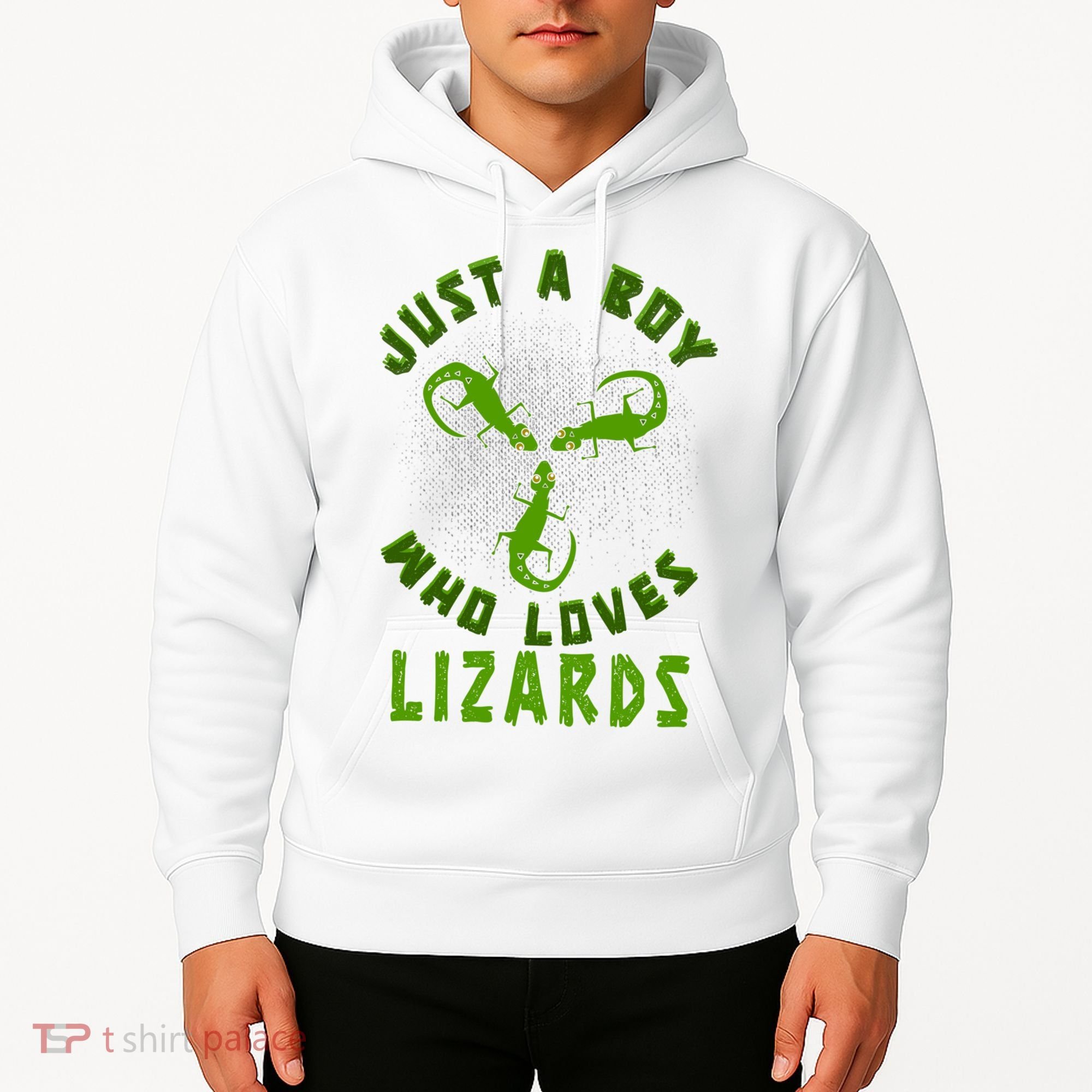 Just A Boy Who Loves Lizards Reptile Lizard Lovers Gift Hoodie