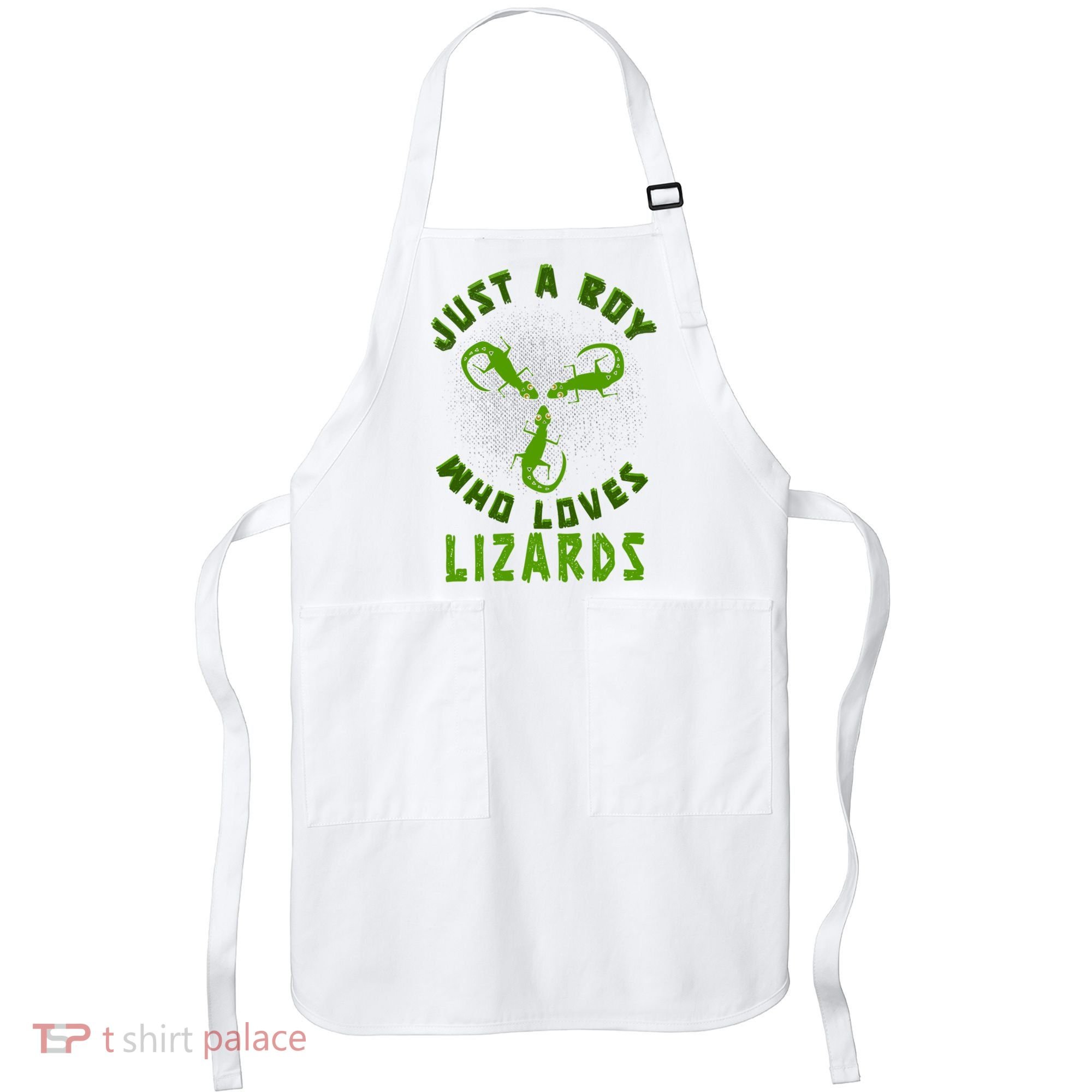 Just A Boy Who Loves Lizards Reptile Lizard Lovers Gift Apron