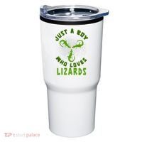 Just A Boy Who Loves Lizards Reptile Lizard Lovers Gift Tumbler thumb 0
