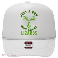 Just A Boy Who Loves Lizards Reptile Lizard Lovers Gift Hat thumb 0