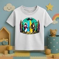Jesus Alien Bigfoot And UfoS Toddler T-Shirt thumb 3