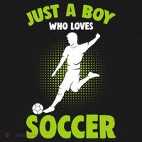 Just A Boy Who Loves Soccer Player Mousepad thumb 1