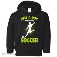 Just A Boy Who Loves Soccer Player Toddler Hoodie thumb 0