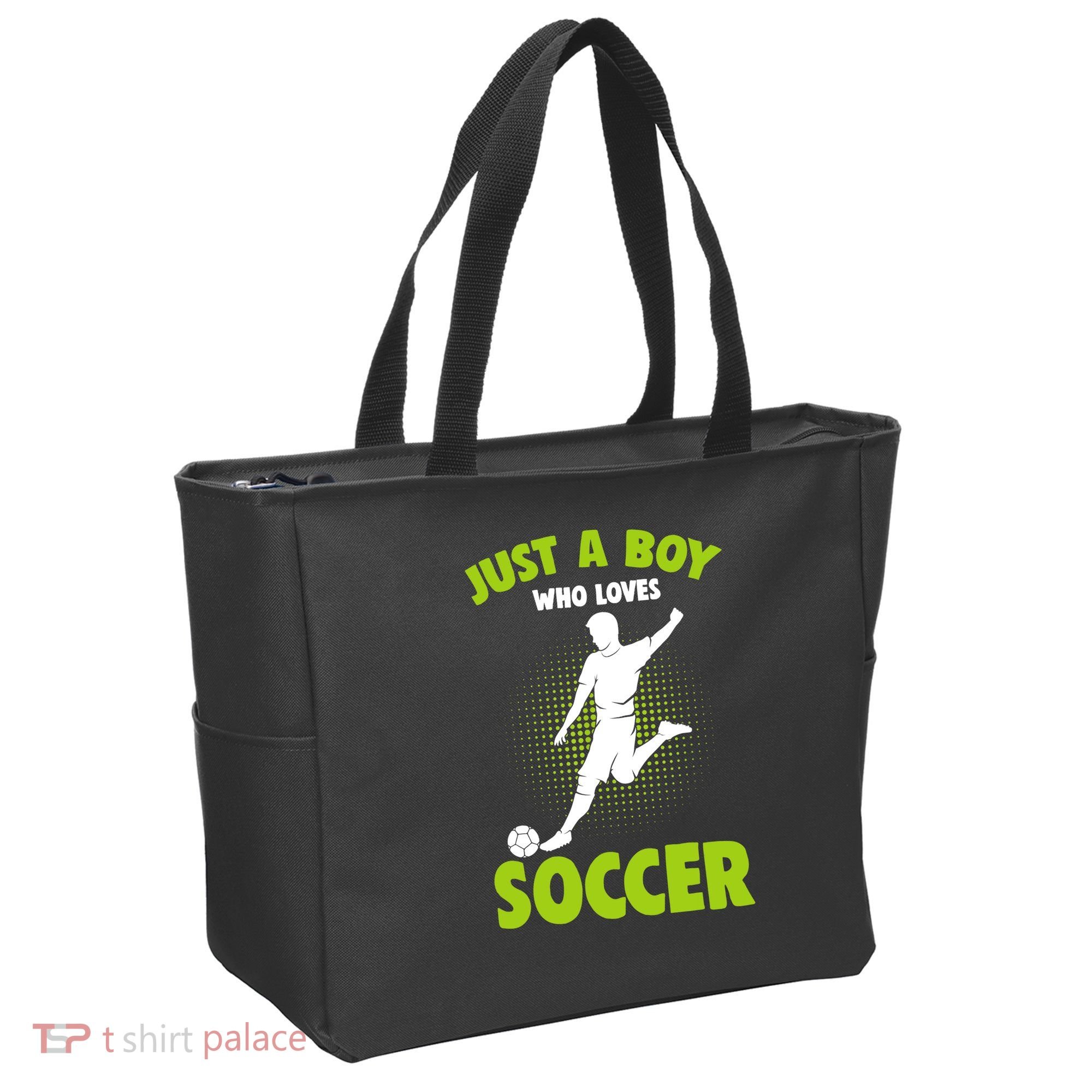 Just A Boy Who Loves Soccer Player Tote Bag