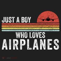 Just A Boy Who Loves Airplanes Funny Aviation Funny Pilot Airplane Enthusiast Kids Plaid Pajama Set thumb 2