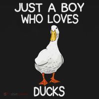 Just A Boy Who Loves Ducks Lover Gifts Duck Owner Apron thumb 3