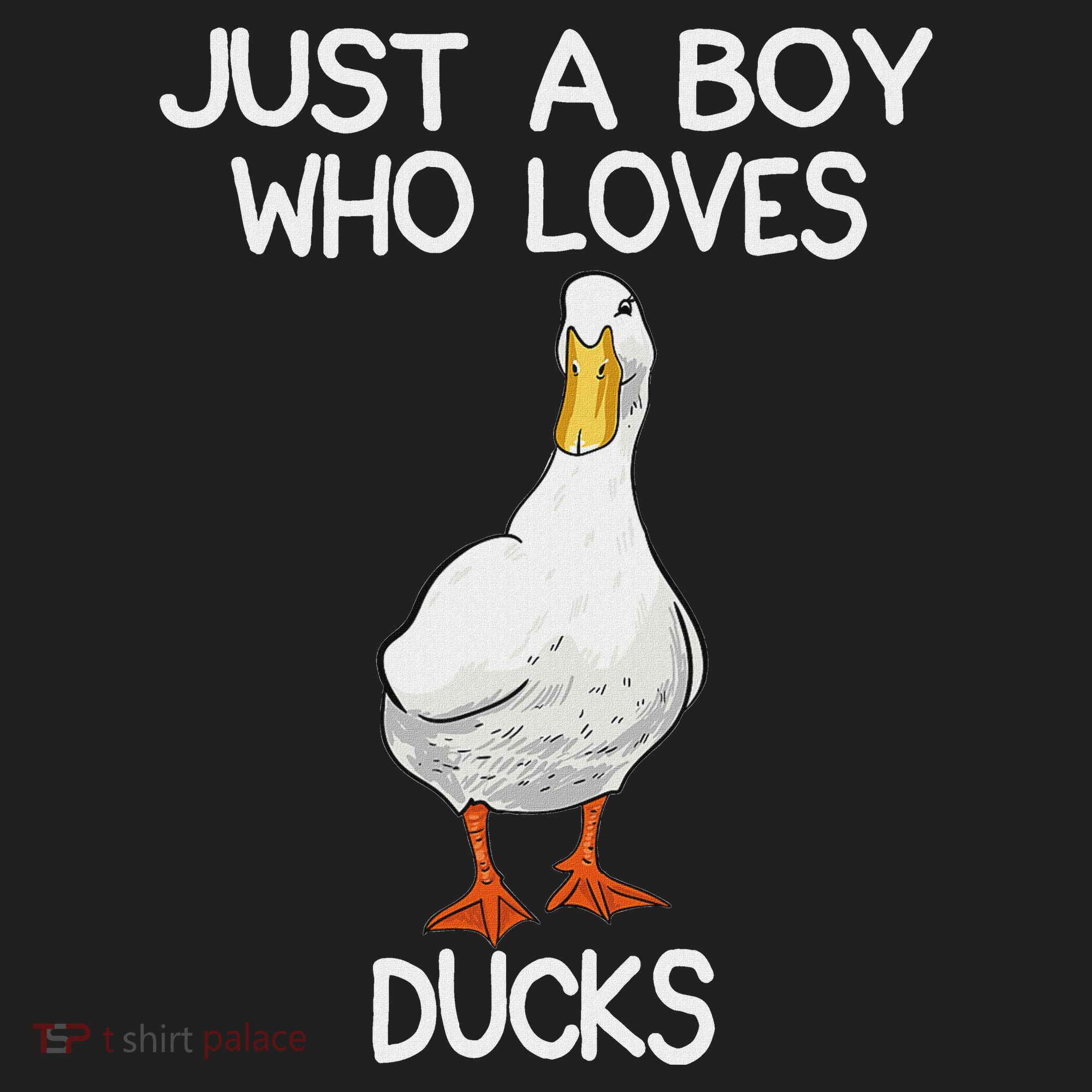 Just A Boy Who Loves Ducks Lover Gifts Duck Owner Beanie