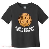 Just A Boy Who Loves Cookies Toddler T-Shirt thumb 0