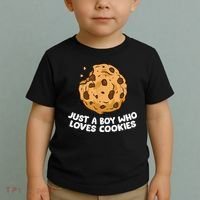 Just A Boy Who Loves Cookies Toddler T-Shirt thumb 2