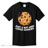 Just A Boy Who Loves Cookies Kids T-Shirt thumb 0