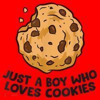 Just A Boy Who Loves Cookies Santa Hat thumb 1