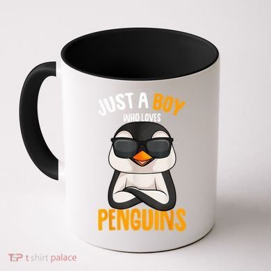 Just A Boy Who Loves Penguins Penguin Coffee Mug