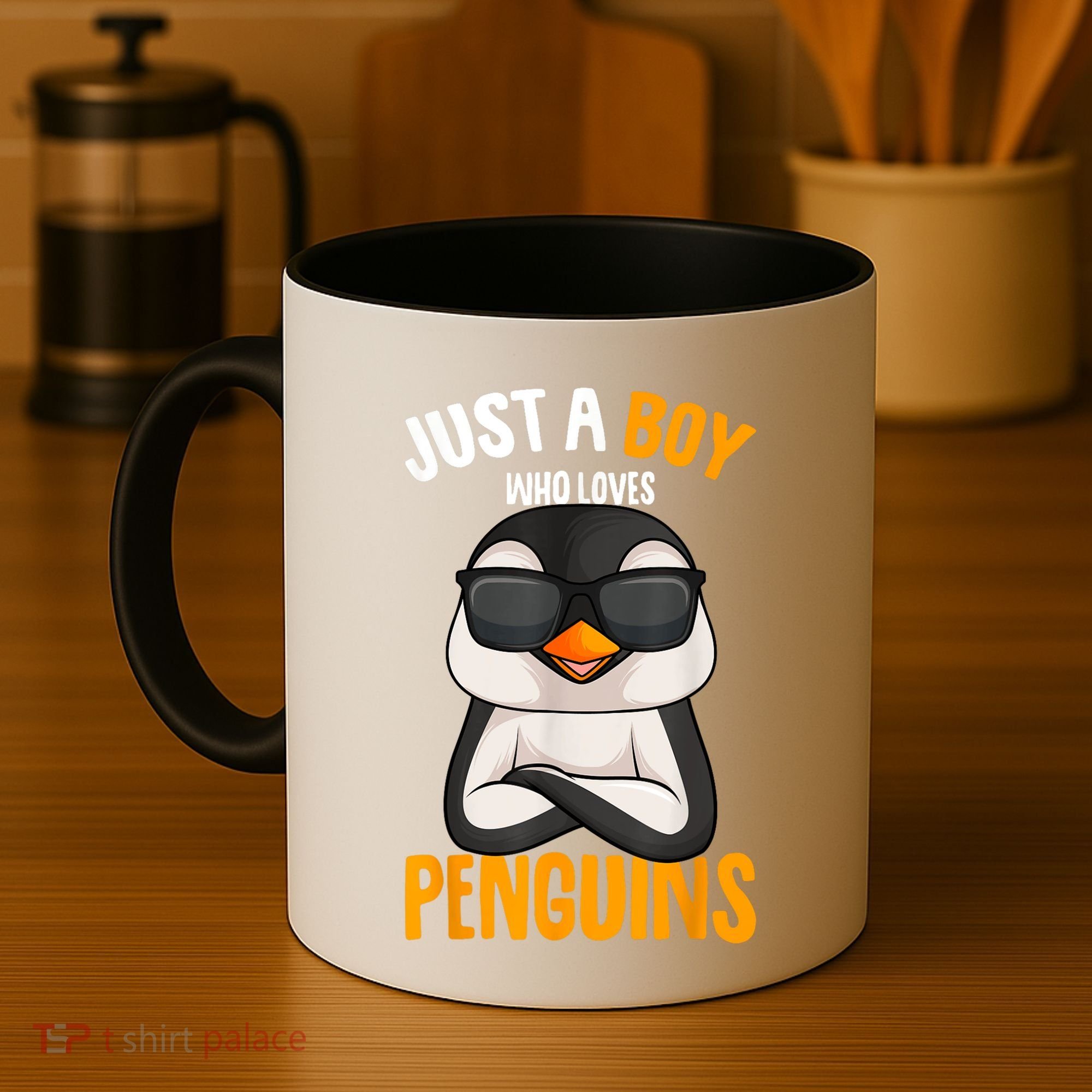 Just A Boy Who Loves Penguins Penguin Coffee Mug