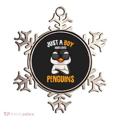 Just A Boy Who Loves Penguins Penguin Ornament