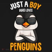 Just A Boy Who Loves Penguins Penguin Baby Bodysuit thumb 2