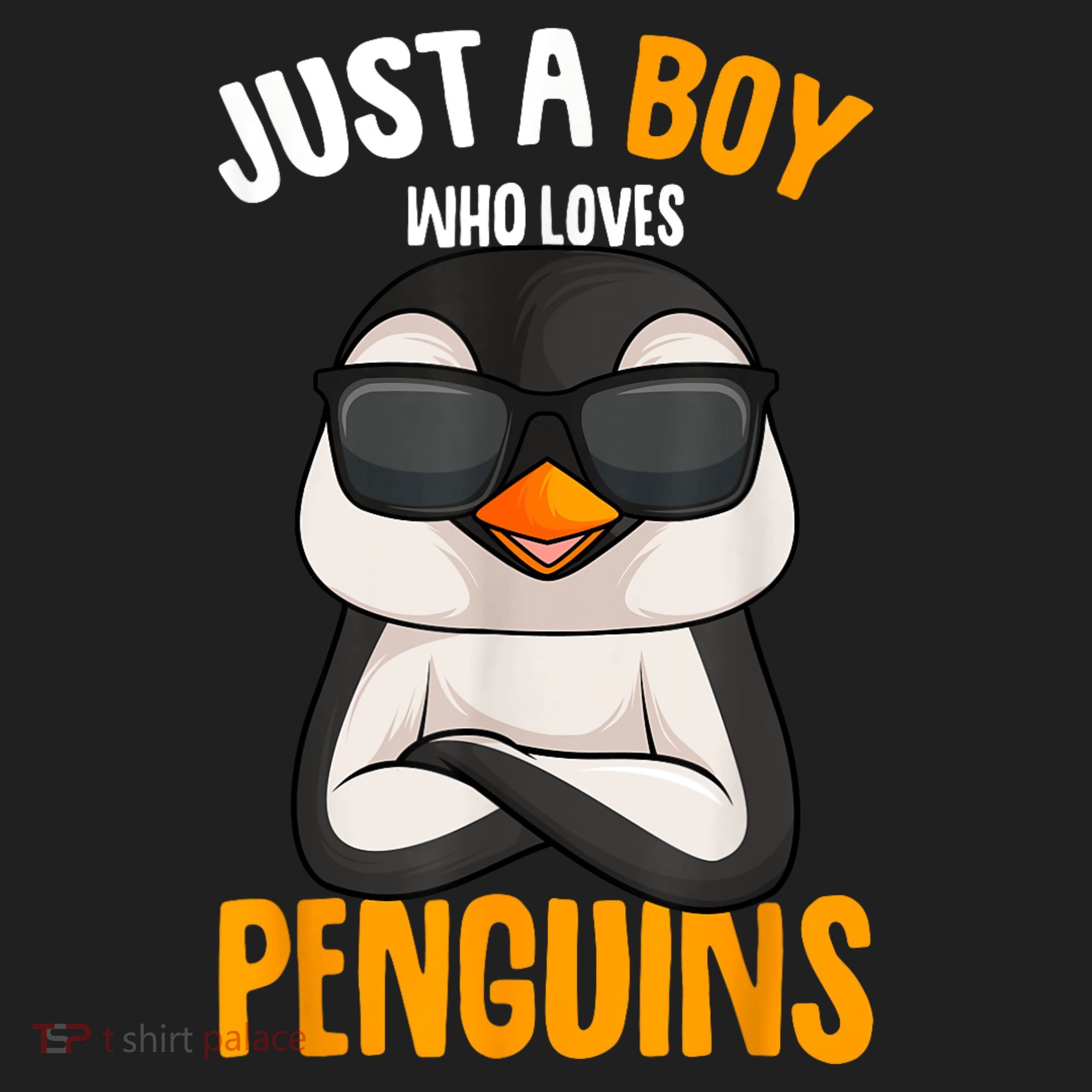 Just A Boy Who Loves Penguins Penguin Golf Towel