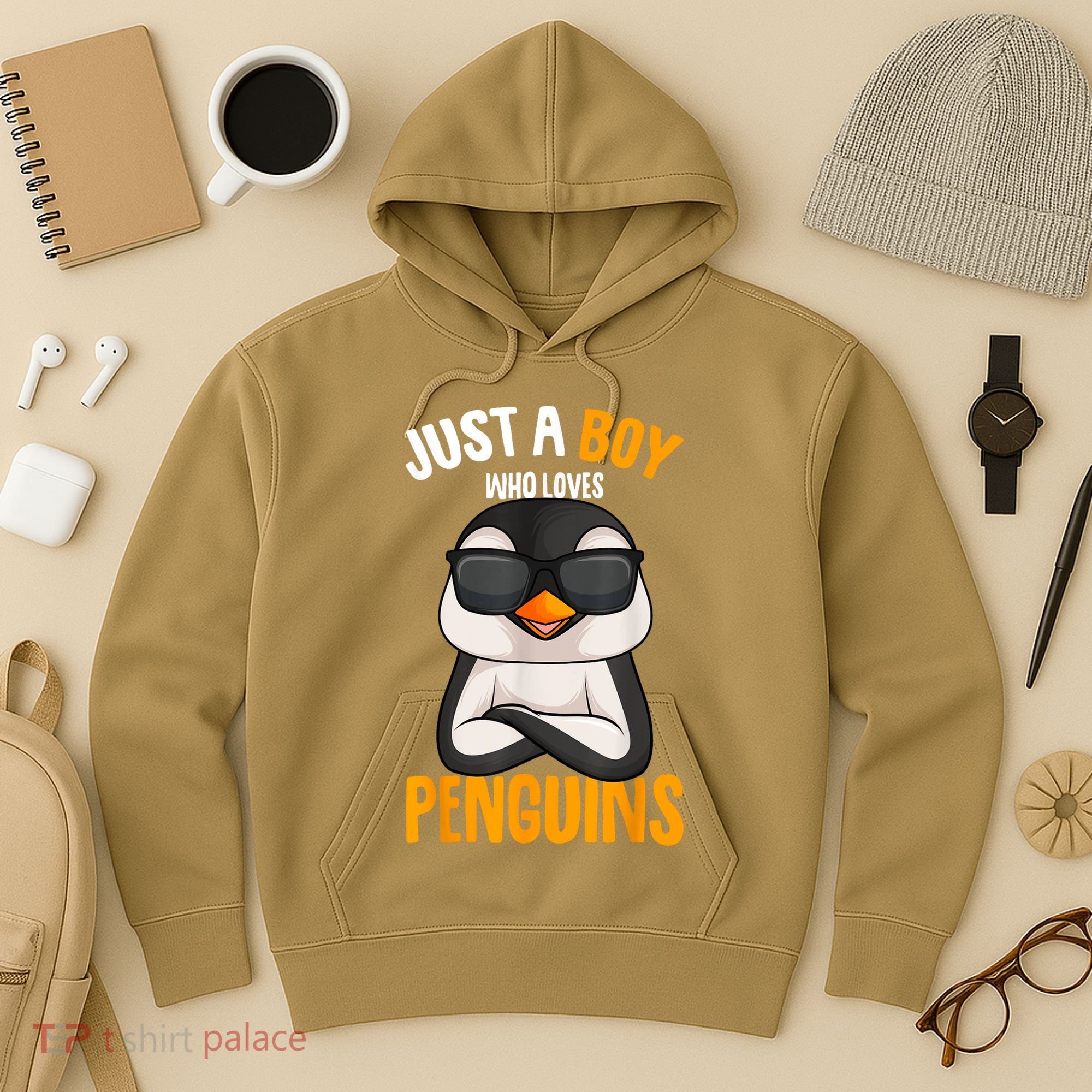 Just A Boy Who Loves Penguins Penguin Hoodie