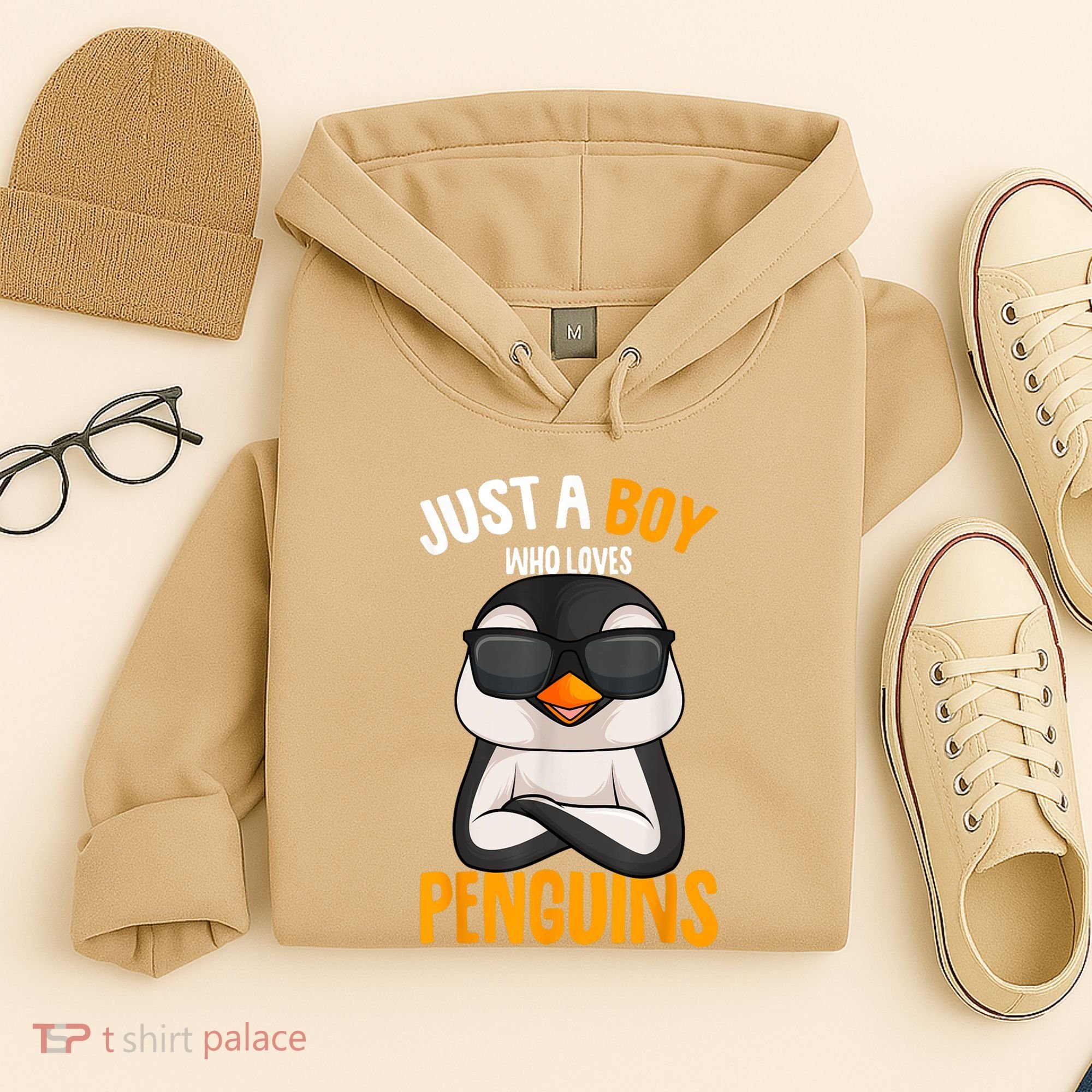 Just A Boy Who Loves Penguins Penguin Hoodie