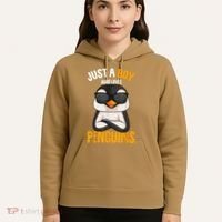 Just A Boy Who Loves Penguins Penguin Hoodie thumb 5