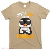 Just A Boy Who Loves Penguins Penguin T-Shirt thumb 0