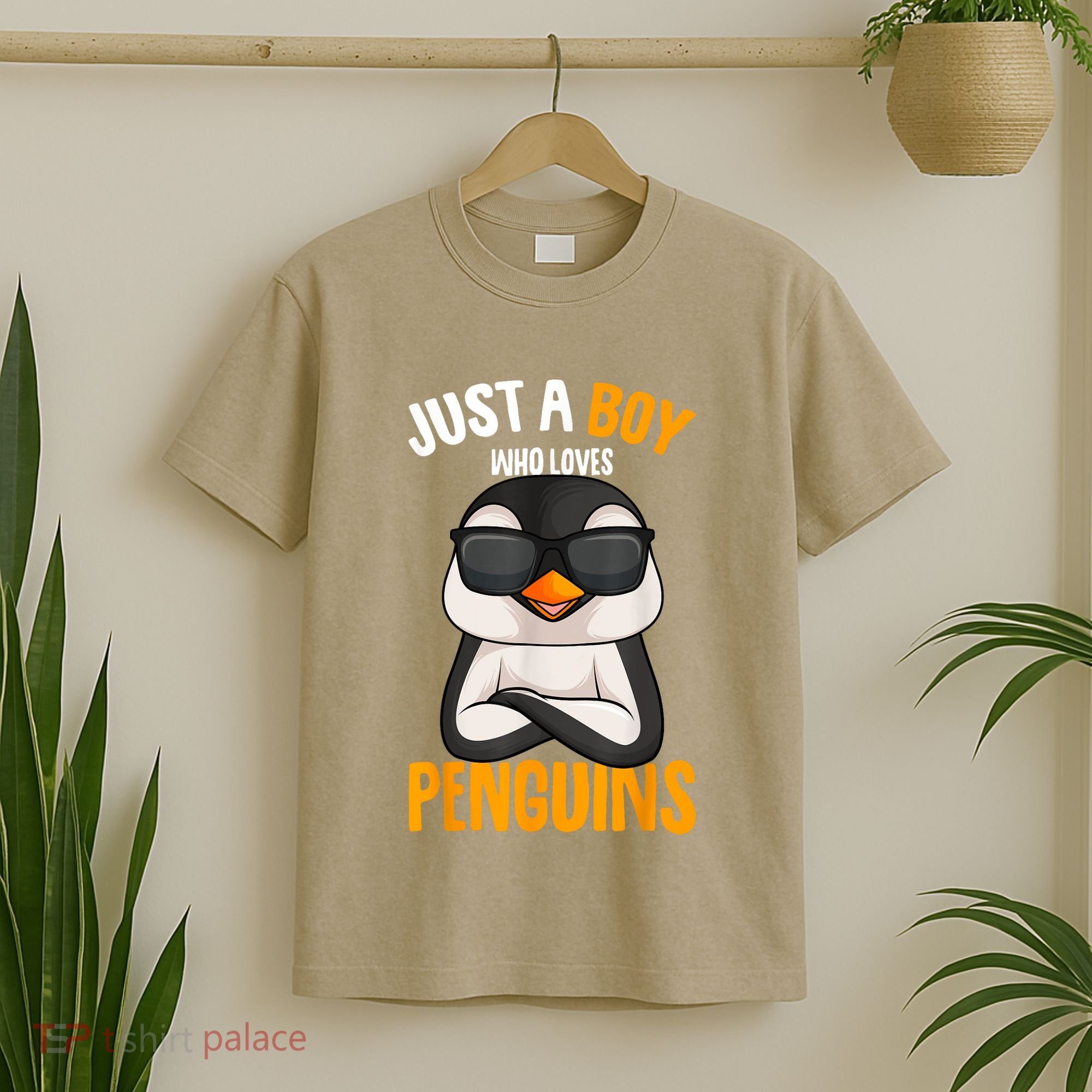 Just A Boy Who Loves Penguins Penguin T-Shirt