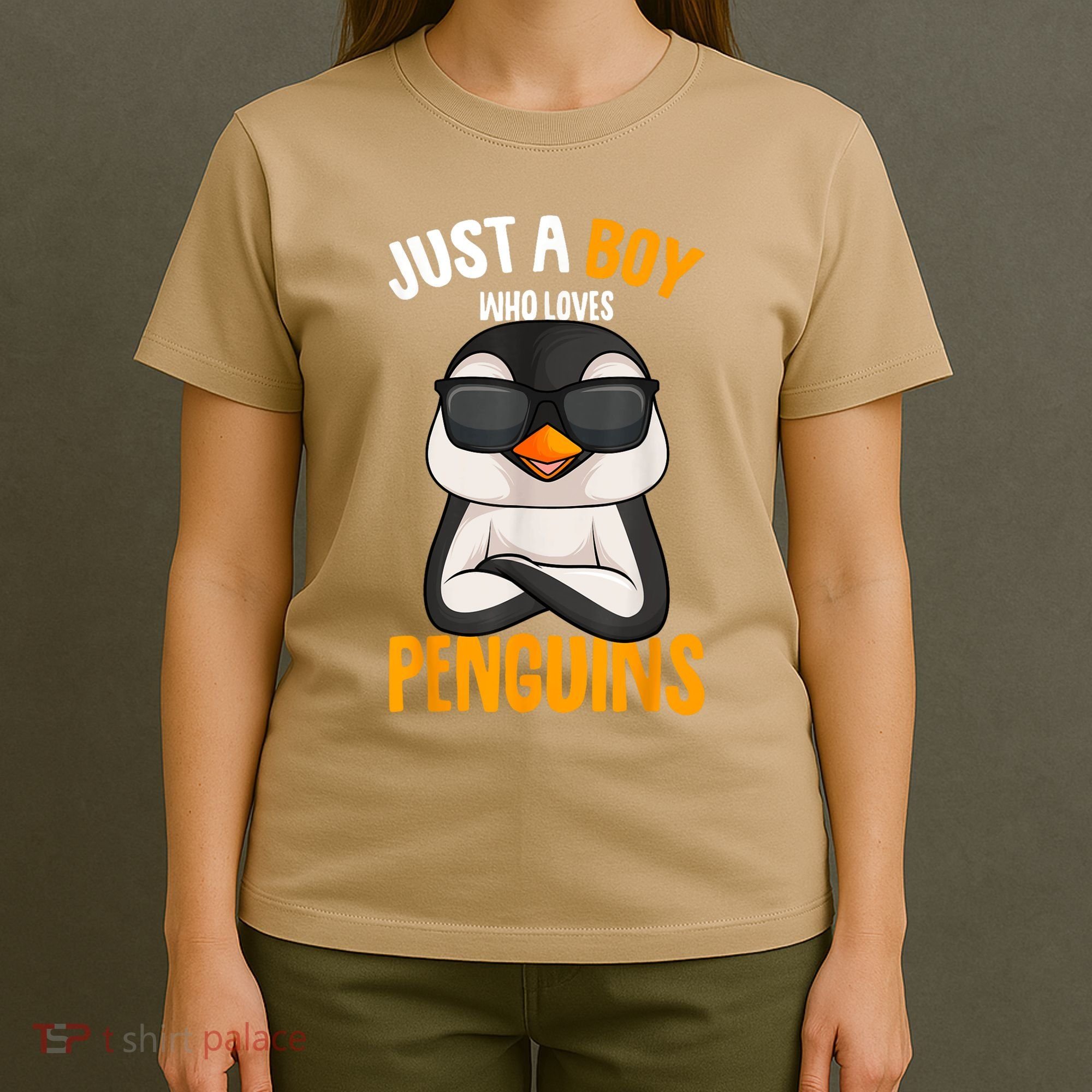 Just A Boy Who Loves Penguins Penguin T-Shirt
