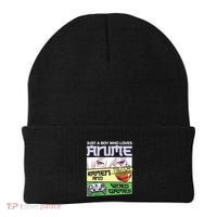 Just A Boy Who Loves Anime Ramen And Video Games Gaming Beanie thumb 0