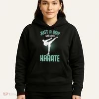 Just A Boy Who Loves Karate Boy Hoodie thumb 5