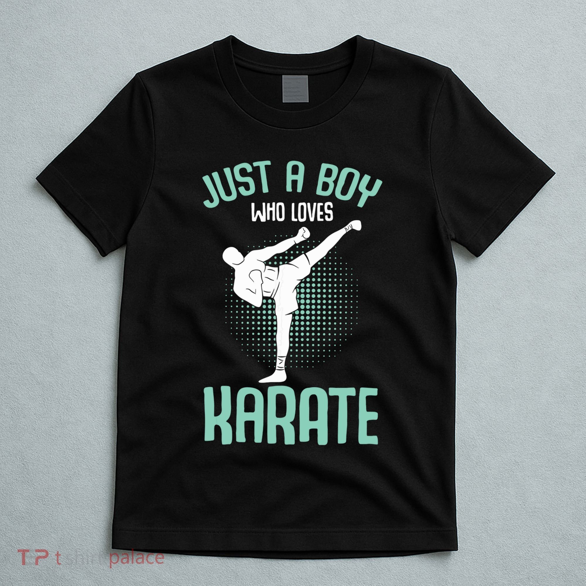 Just A Boy Who Loves Karate Boy T-Shirt
