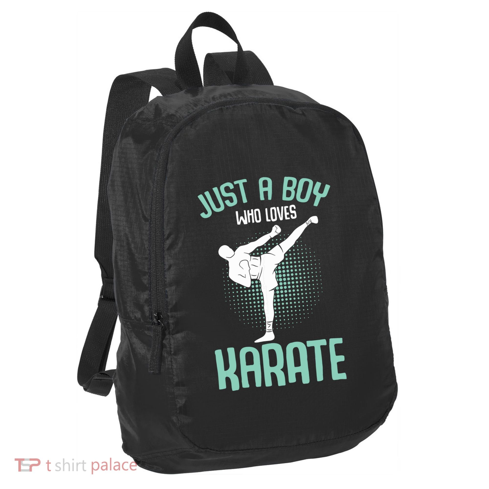 Just A Boy Who Loves Karate Boy Port Authority Crush Ripstop Backpack